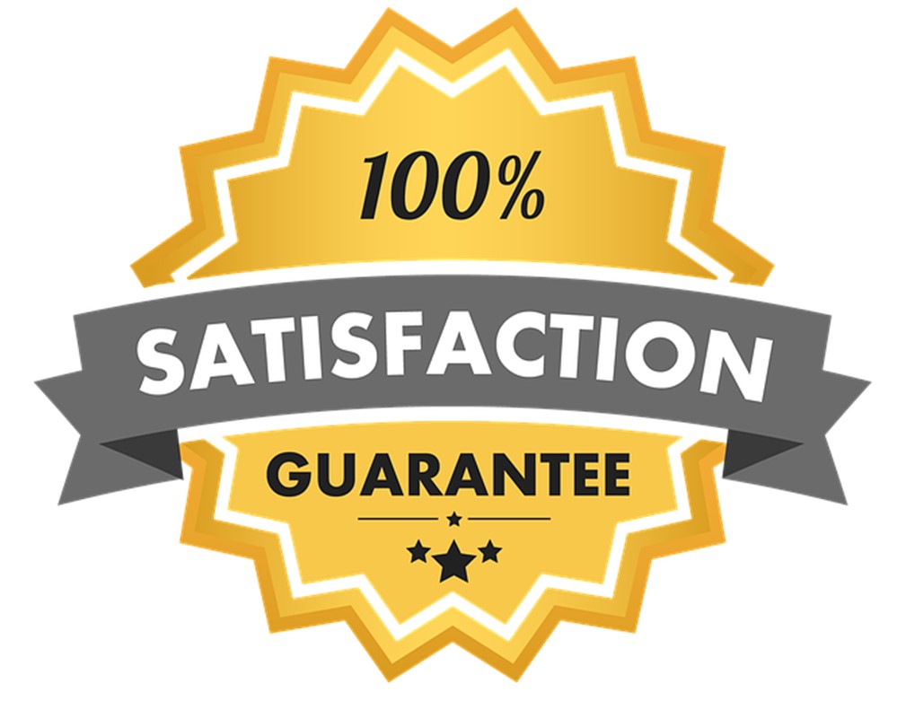 100% Satisfaction 100% Satisfaction